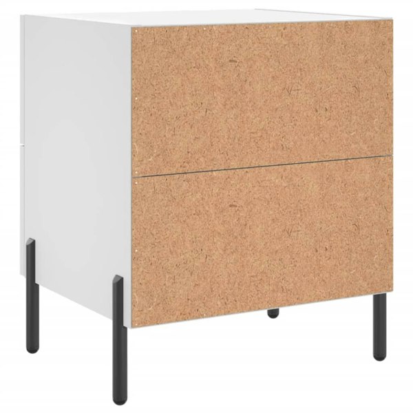 Berkfield Bedside Cabinet White 40x35x47.5 cm Engineered Wood