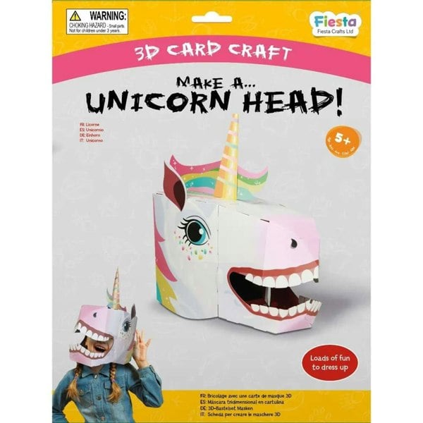 Fiesta Crafts Unicorn 3D Card Craft