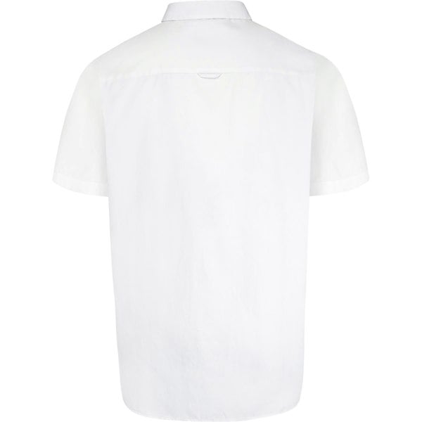 Duke Mens D555 James Oxford Kingsize Short-Sleeved Shirt - White