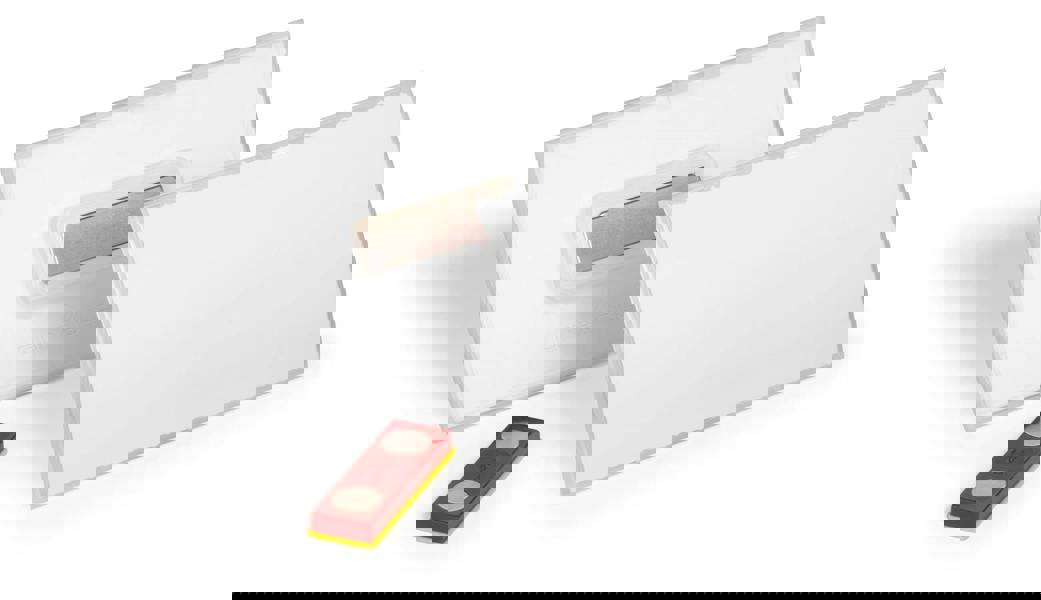 Durable CLICK FOLD Recycled Magnet Name Tag Badge Holders | 10 Pack | 54 x 90mm