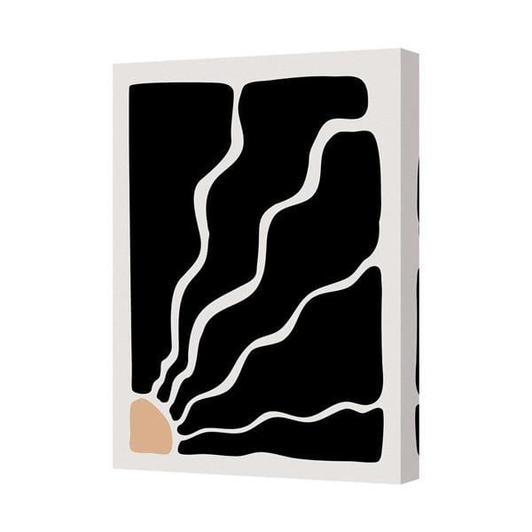 Benjamin Tate Design Modern Abstract Canvas Art Print Gallery Wrapped With Frame UK Made