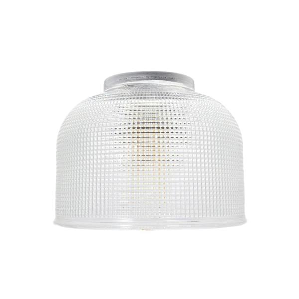 Modern Domed Transparent Etched Glass Pendant Lighting Shade - 15cm Image 3