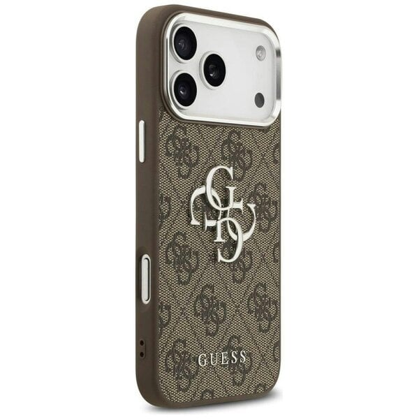 Guess Big 4G Classic Logo Case for iPhone 17 Pro Max 6.9" Brown - GUHCP17XP4G4SMCW