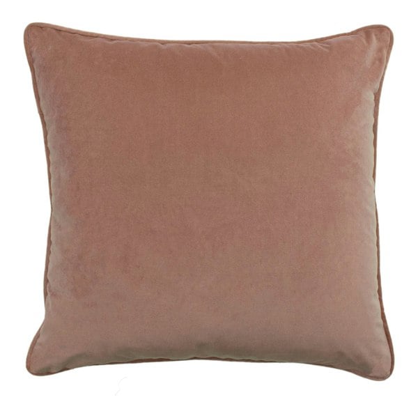 Paoletti Leveque Jacquard Velvet Cushion Cover - Blush/Navy