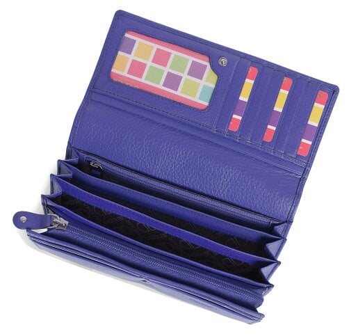 SADDLER Large Leather Multi-Section Purse "Grace" – Handmade by Saddler | RFID Protected & Gift Boxed
