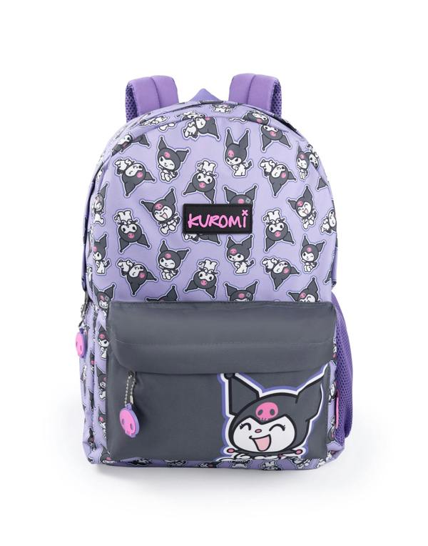 Vanilla Underground Hello Kitty & Friends Girls Purple Kuromi Backpack (One Size)