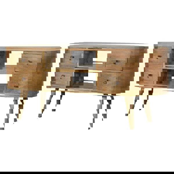 Artisan Furniture Solid Wood Rounded Entertainment Unit