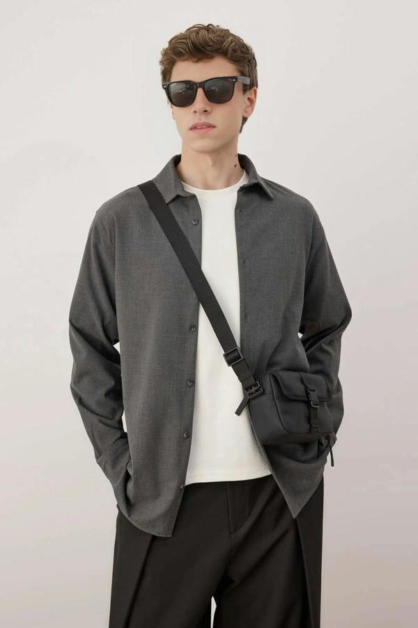 WOVCOR Regular Fit Men’s Shirt Jacket