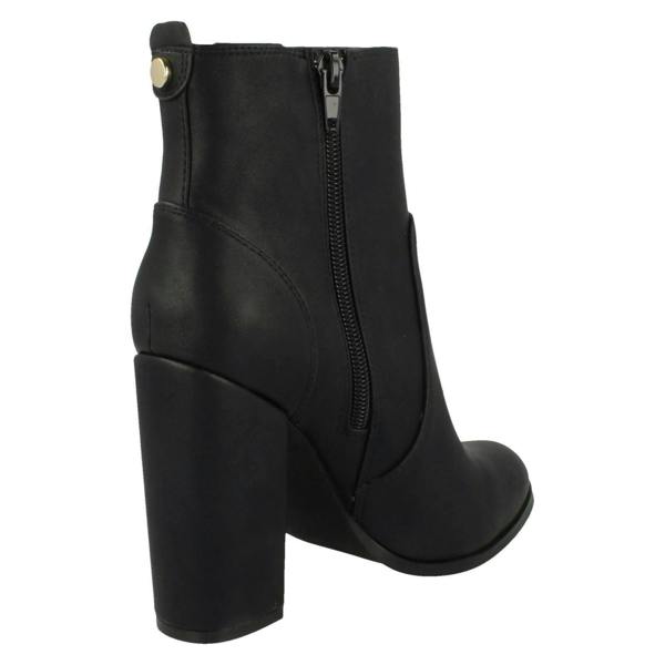 Anne Michelle Ladies Anne Michelle Block Heel Ankle Boots