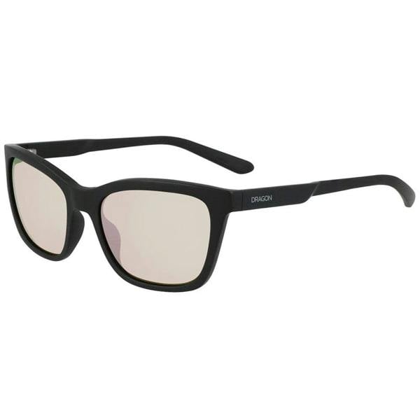 Dragon BAYOU - Matte Black with Lumalens Rose Gold Ionized Lens