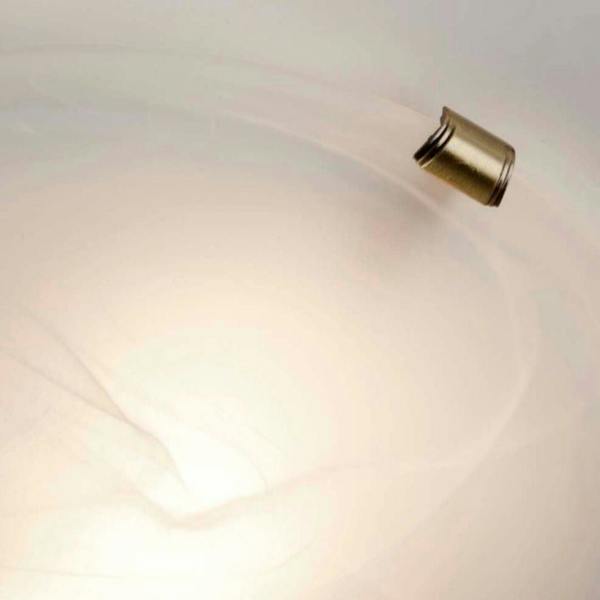 Pagazzi Lighting Kent 2 Light Flush Ceiling Light Antique Brass