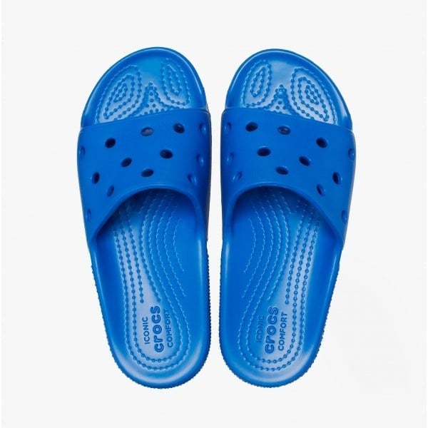 Crocs 206396-4KZ CLASSIC SLIDE Kids Sandals Blue Bolt