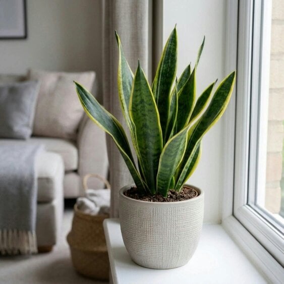 Sansevieria Snake Plant – Air Purifying Easy Care Indoor Houseplant