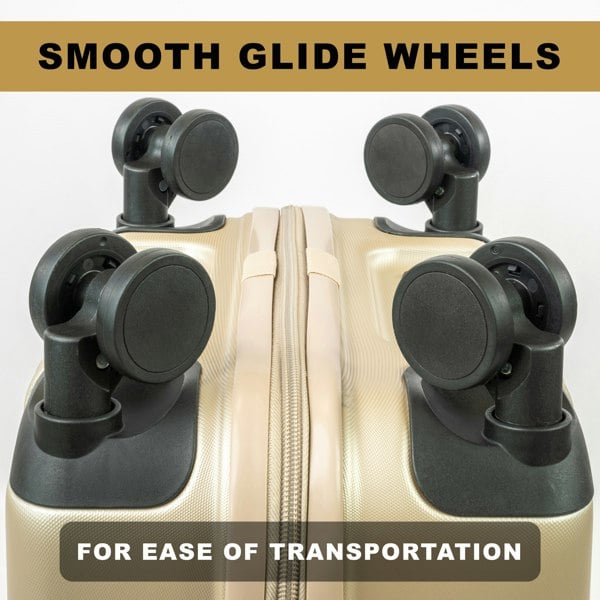 Pierre Cardin Soleil Hard Shell Suitcase Wheeled Luggage