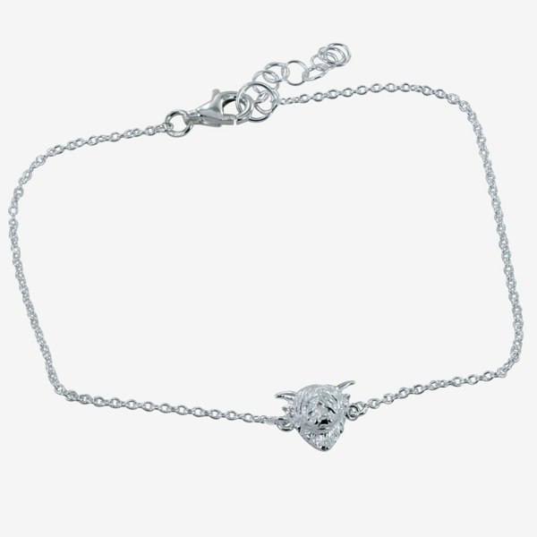 Highland Cow Bracelet in Sterling Silver - Reeves & Reeves