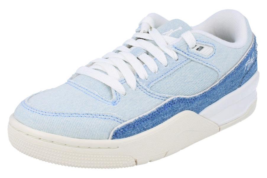 Nike Air Jordan Womens Flight Court Se Trainers Ib4414 Shoes  100 - Sail Worn Blue 100 - Photo 0