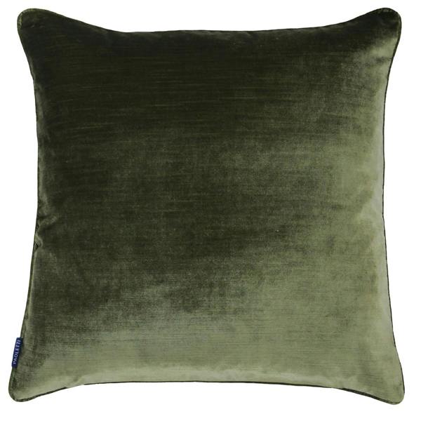 Riva Home Luxe Velvet Cushion Cover - Olive - 