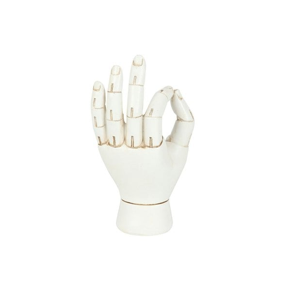 Serano White Palmistry Hand Ornament