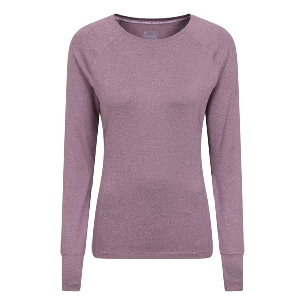Mountain Warehouse Womens/Ladies Stance Soft Touch Long-Sleeved T-Shirt - Berry