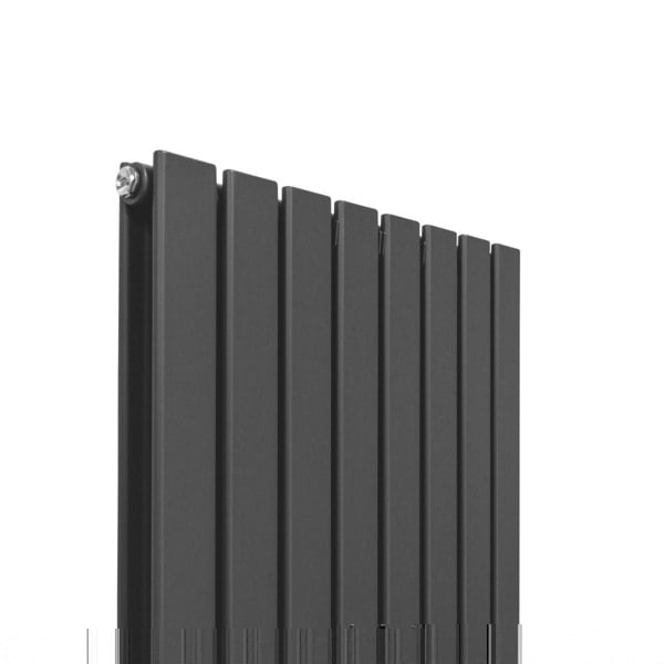 Designer Flat Panel Radiator - Anthracite Grey (1800mm x 560mm)