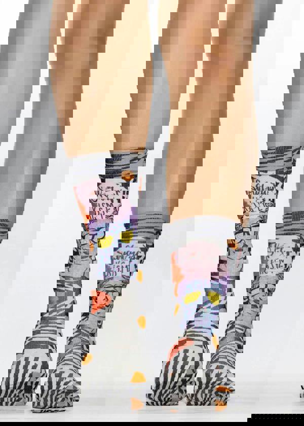 Jemsox SHUT UP Ladies Novelty Gift Socks