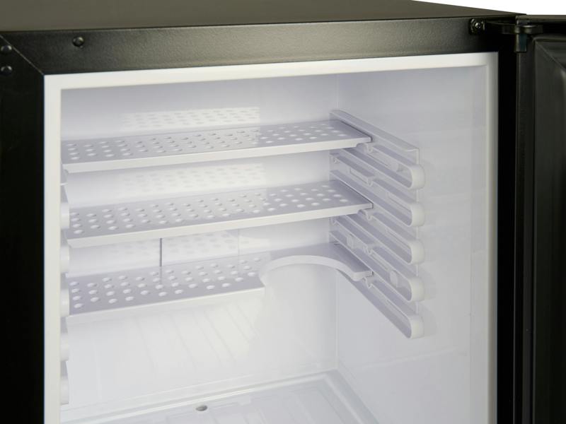 Corby Eton 35L Glass Door Minibar in Black - UK Plug