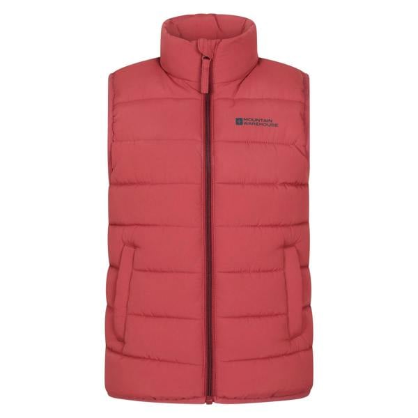 Mountain Warehouse Kids Rocko Plain Padded Gilet - Rust