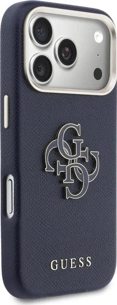 Guess FW Resin Big 4G Logo Case for iPhone 17 Pro 6.3" Blue - GUHCP17L5PS4RGGB