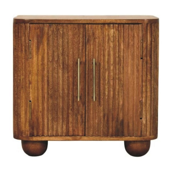 Artisan Furniture Solid Wood Solis Fluted Mini Sideboard