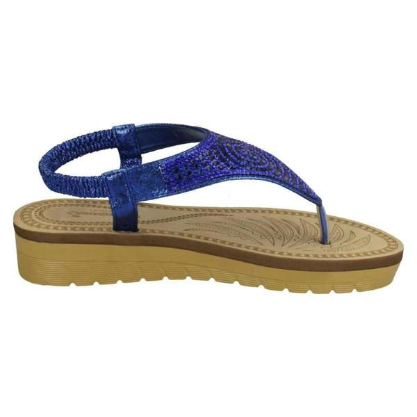 Savannah Ladies Savannah Mid Wedge Toepost Sandals