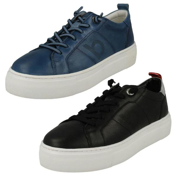 Bugatti Ladies Bugatti Casual Elasticated Lace Up Trainers 88301