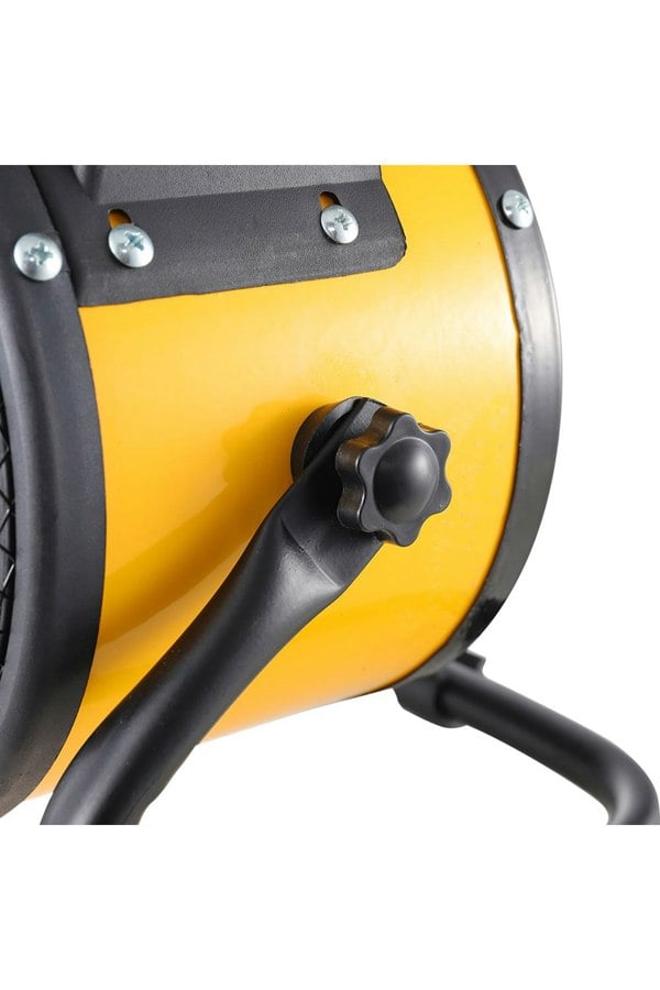 Living and Home 2KW Portable Electric Garage Workshop Air Heater Indoor Air Fan Feater for Greenhouse Bedroom Workshop