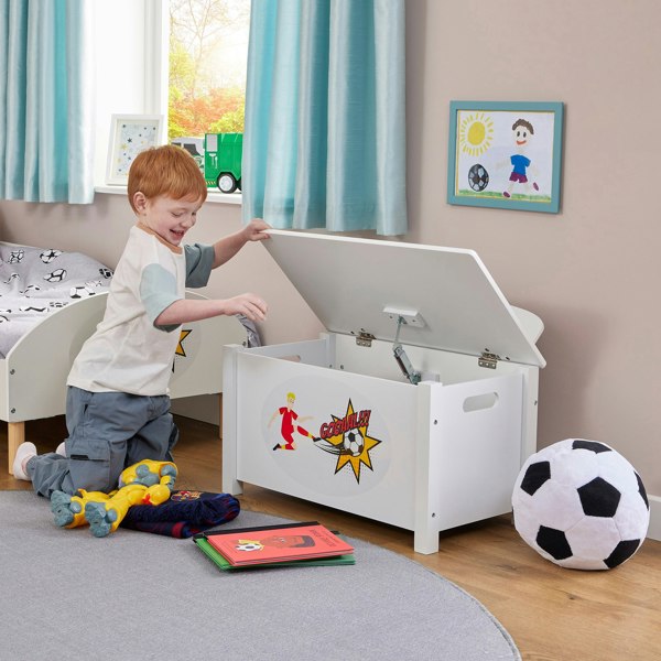 Liberty House Toys Kid’s Wooden Football Toy Box