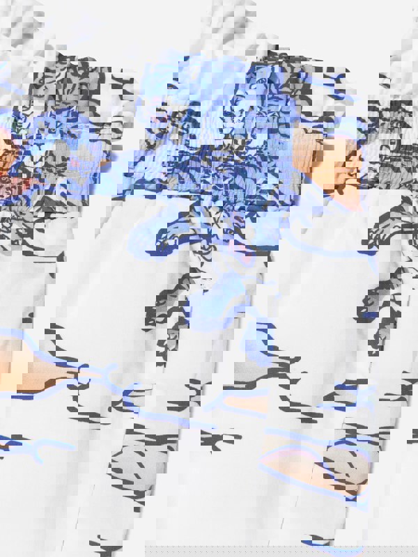 KENZO KIDS KENZO Girls Tiger Print Shorts in White