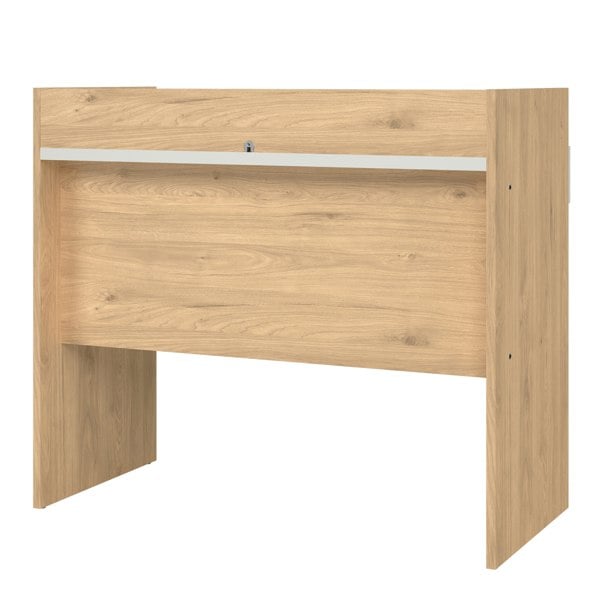Furniture To Go Function Plus Desk 2 Drawers In Jackson Hickory and White
