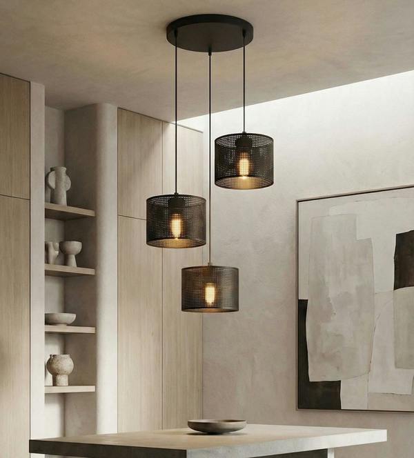 Emibig LUX Prem Pendant Lamp 3 x E27 Black