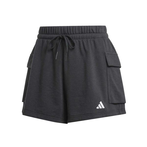 Adidas Womens/Ladies Utility Pocket Cargo Shorts - Black/White - 