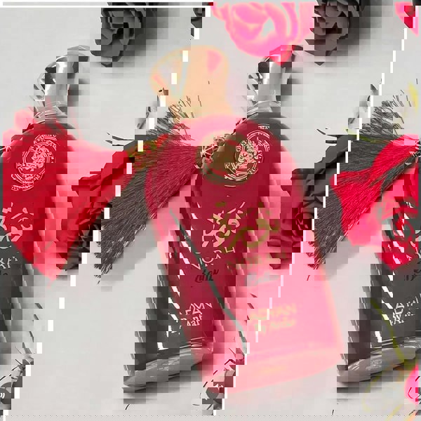 Norah Bella Eau De Parfum 100ml with red tassel and roses