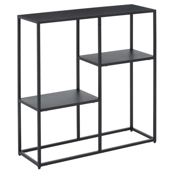 Interiors by Premier Acero Black Metal Multi Shelf Unit