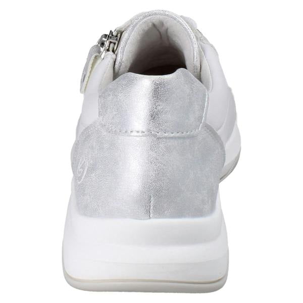 Remonte Ladies Remonte Vegan Trainers With Side Zip D1S04