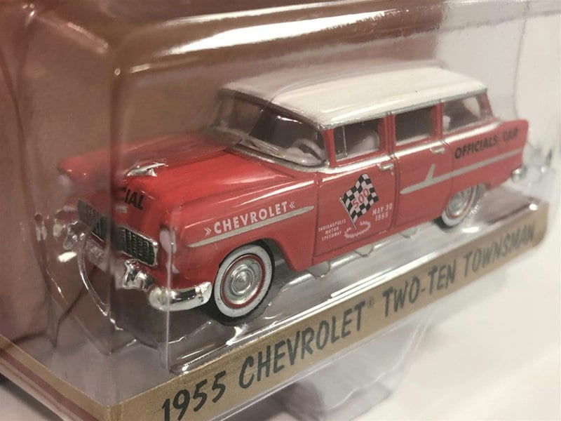 1955 chevrolet two-ten townsman 500 mile sweepstakes 1:64 greenlight 30104