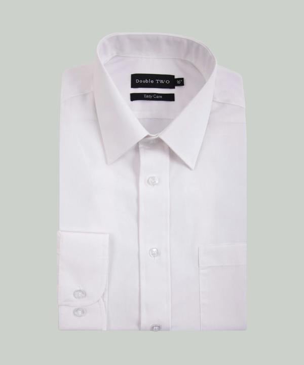 White Classic Easy Care Long Sleeve Shirt