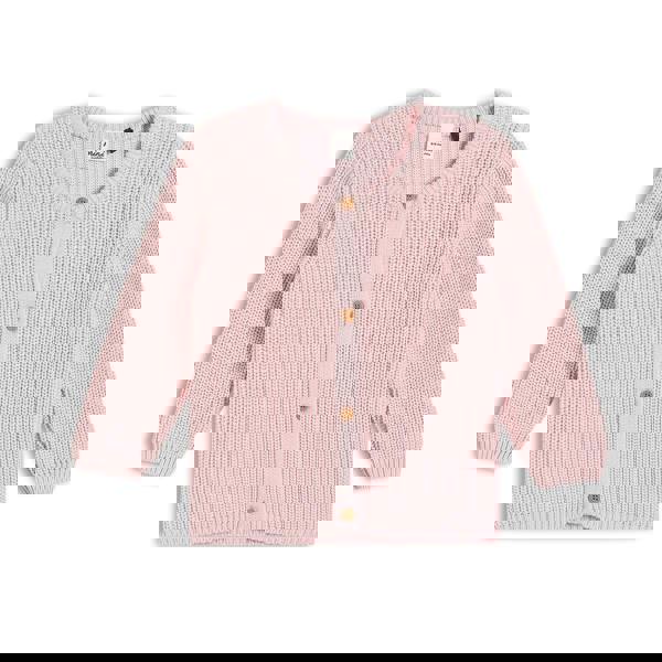Mini Cuddles Baby Girl 5pc Gift Set With Cardigan, Multicolour