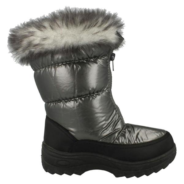 Spot On Girls Spot On Fur Lined Snow Boots