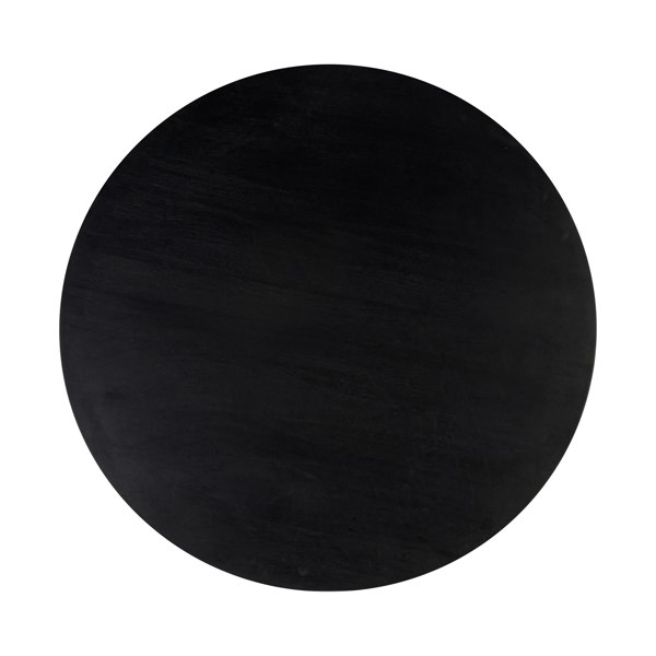 Furniture Edit Gevra Black Acacia & Faux Plaster Dining Table