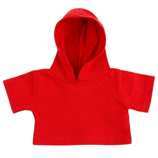 Mumbles Teddy Bear Hoodie Accessory - Red