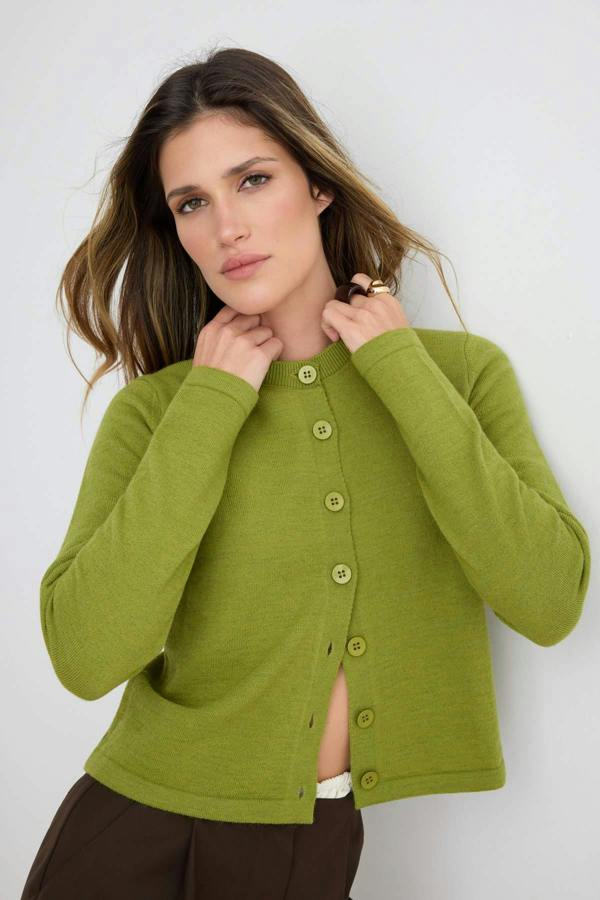 Long Sleeve Regular Fit Knitted Cardigan