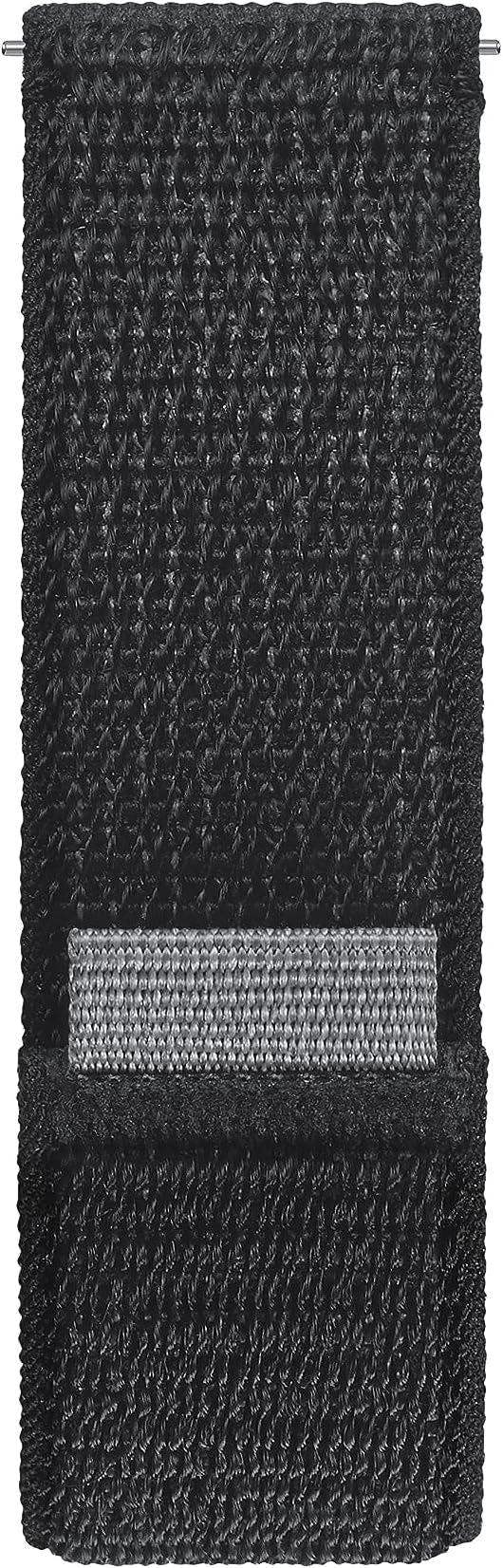 Samsung Galaxy Watch 4/5/6 One Click Fabric Band 20mm M/L Black - ET-SVR94LBEGEU