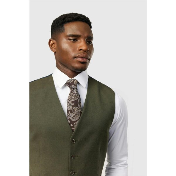Ted Baker Brown Paisley Boucle Tie