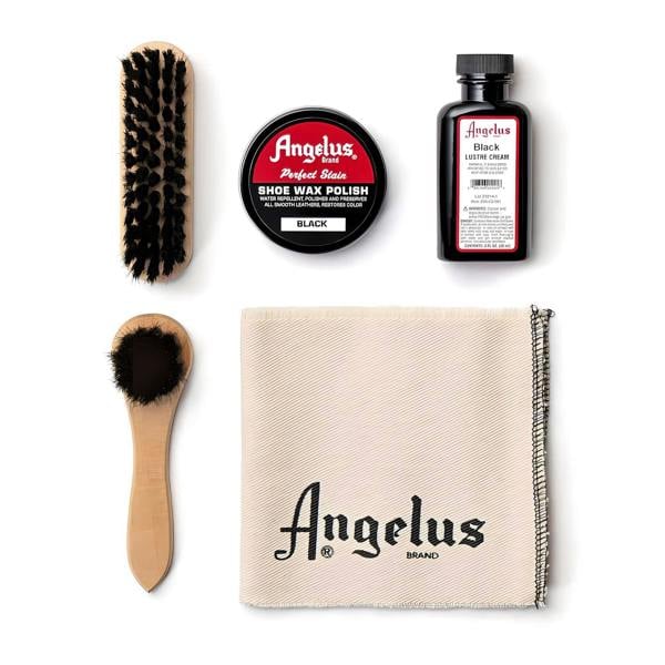 Angelus Shoe Shine Travel Kit - Portable Leather Care Set